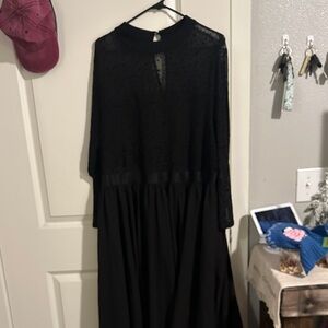 Torrid Black Long Sleeve Dress